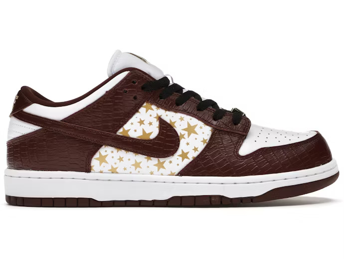 Nike SB Dunk Low Supreme Stars Barkroot Brown (2021)