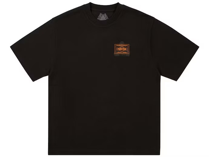 Palace x Porter Logo T-Shirt Black