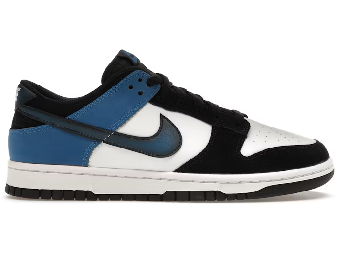Nike Dunk Low airbrush industrial blue