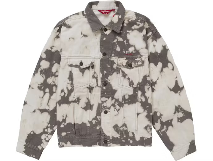 Supreme Denim Trucker Jacket Bleached