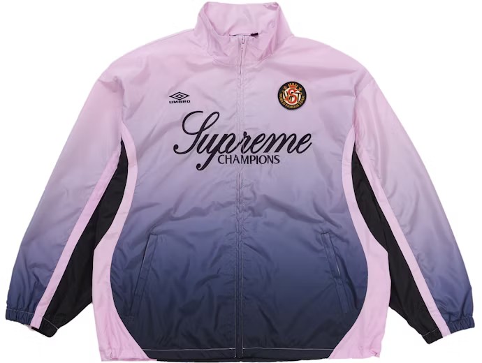 Supreme Umbro Gradient Track Jacket Pink