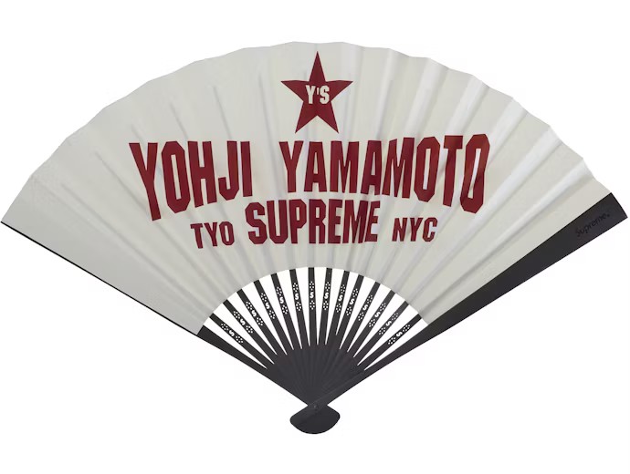 Supreme Y’s by Yohji Yamamoto Hand Fan White