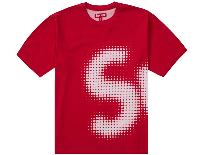 Supreme Halftone S/S Top Red