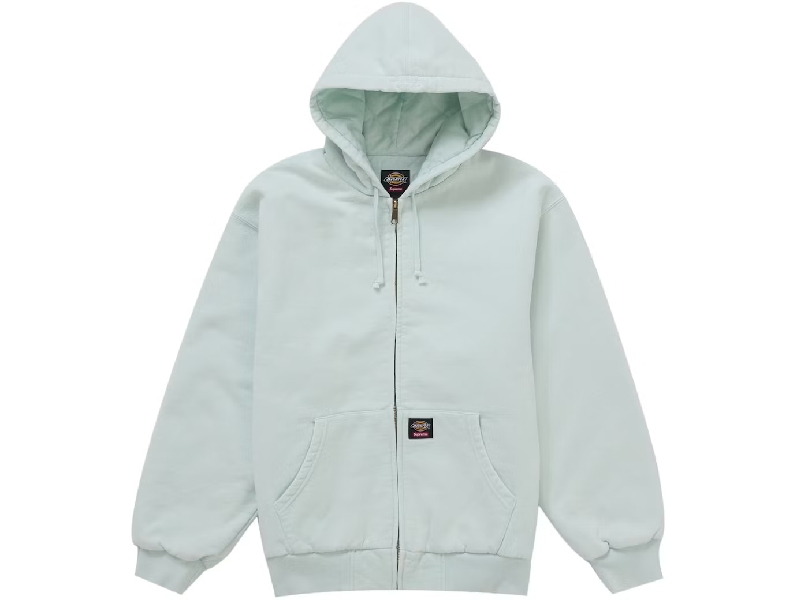 Supreme Dickies Quilted Lined Zip Up Hooded Sweatshirt (FW25)