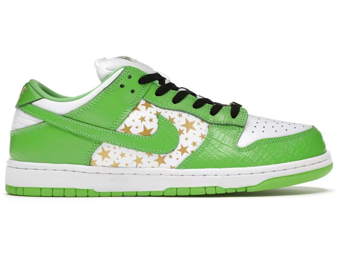 Nike SB Dunk Low Supreme Stars Mean Green (2021)