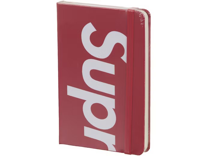 Supreme Moleskin Notebook Small Red