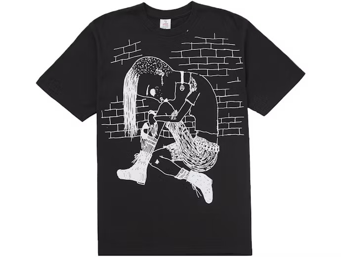 Supreme Y’s by Yohji Yamamoto Thinker Tee Black