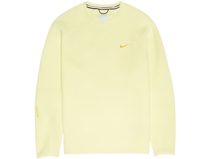 Nike x NOCTA NRG Tech Fleece Crewneck Citron Tint