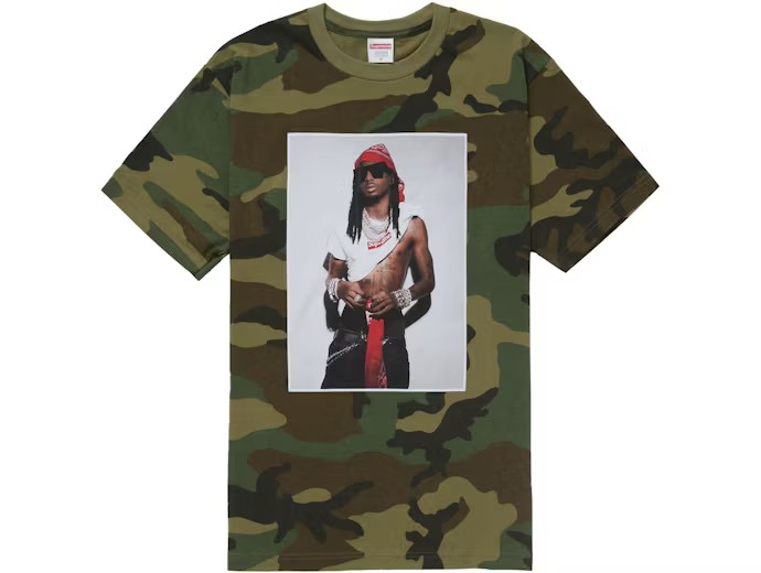 Supreme Carti Photo Tee Camo