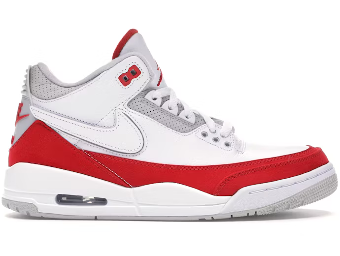 Air Jordan 3 Retro Tinker White University Red