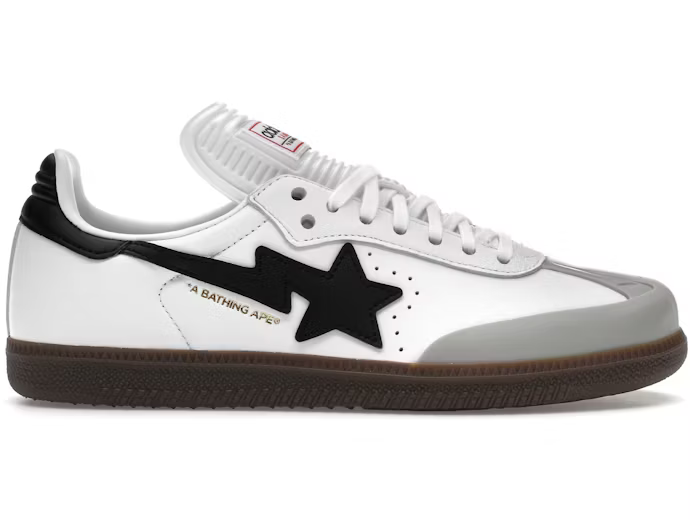 Adidas Samba Bape White Black Gum