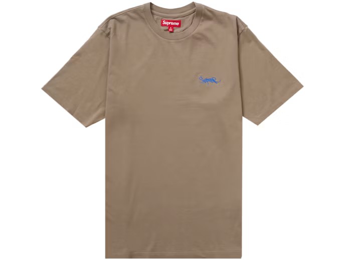 Supreme Washed Tag Tee Dusty Olive