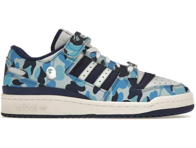 Adidas Forum 84 Low Bape 30th Anniversary Blue Camo