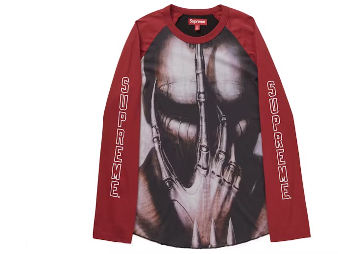Supreme H.R. GIGER RAGLAN L/S TOP