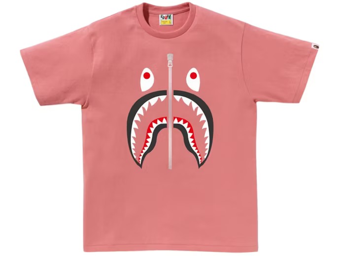 Bape Shark T-Shirt Pink