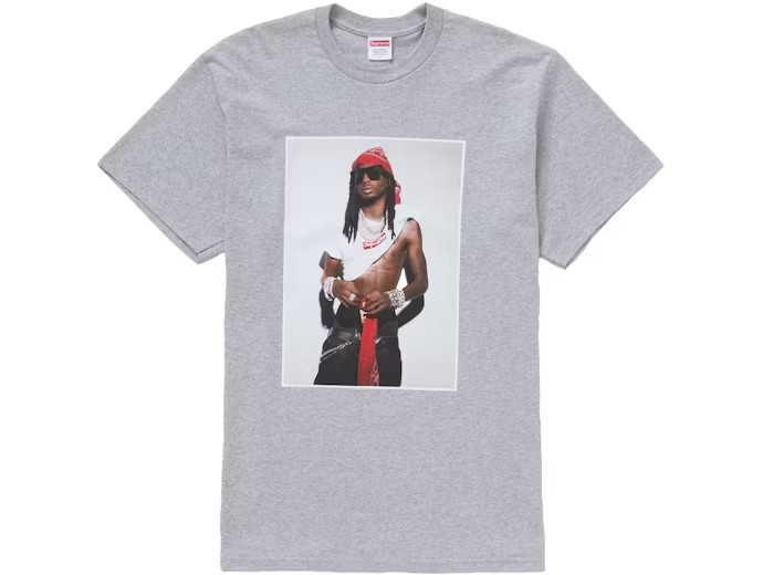 Supreme Carti Photo Tee Grey