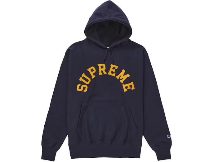 Supreme Champion® Hooded Sweatshirt Navy