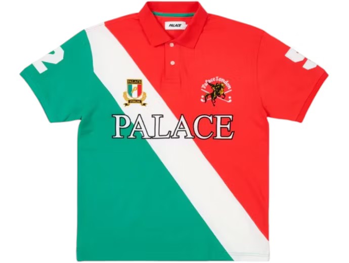 Palace Geezer Polo Red/Green