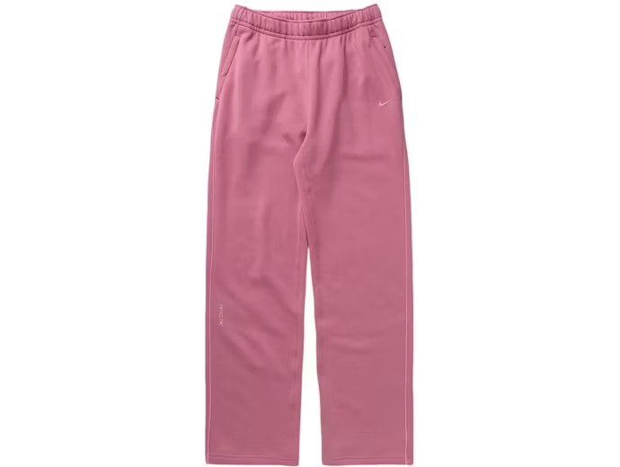 Nike x NOCTA Fleece CS Open Hem Sweatpant Desert Berry