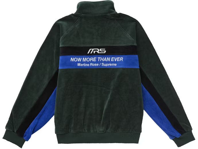 Supreme Martin Rose Velour Track Jacket Green