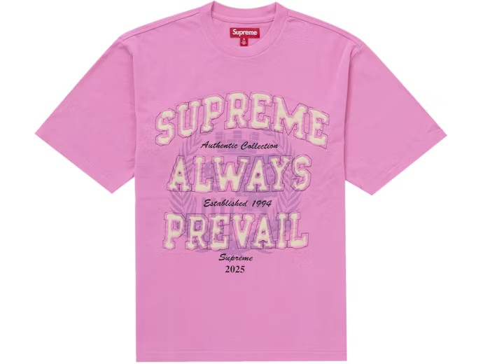 Supreme Always Prevail S/S Top Pink