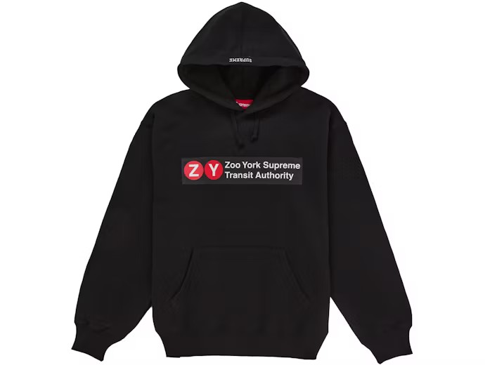 Supreme Zoo York Hooded Sweatshirt Black