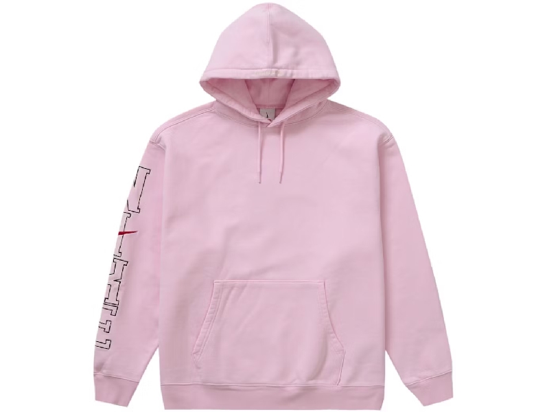 Supreme Nike Hooded Sweatshirt Light Pink
