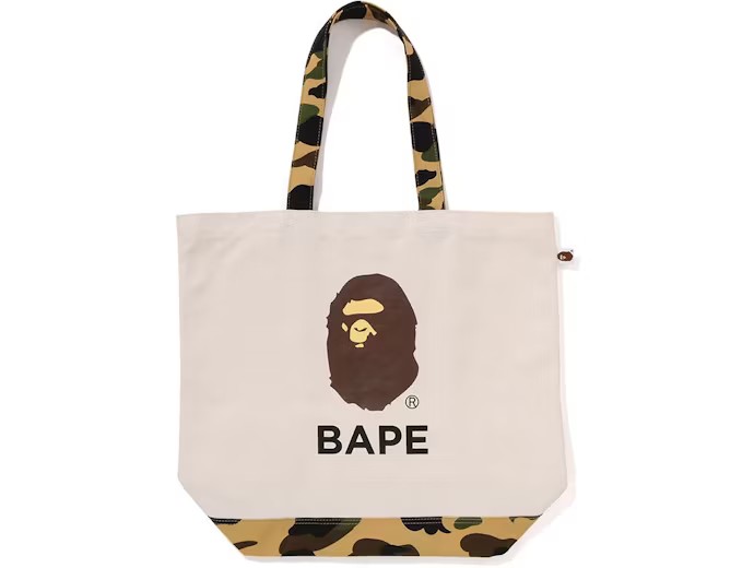 A Bathing Ape 1st Camo Ape Head Tote Bag