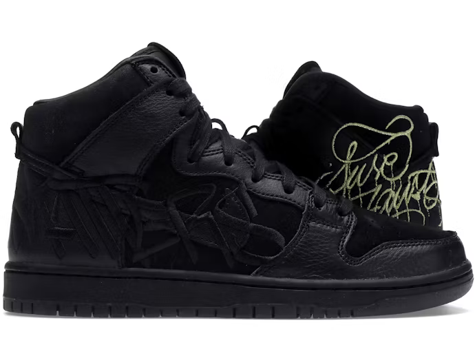 Nike SB Dunk High FAUST Black Gold