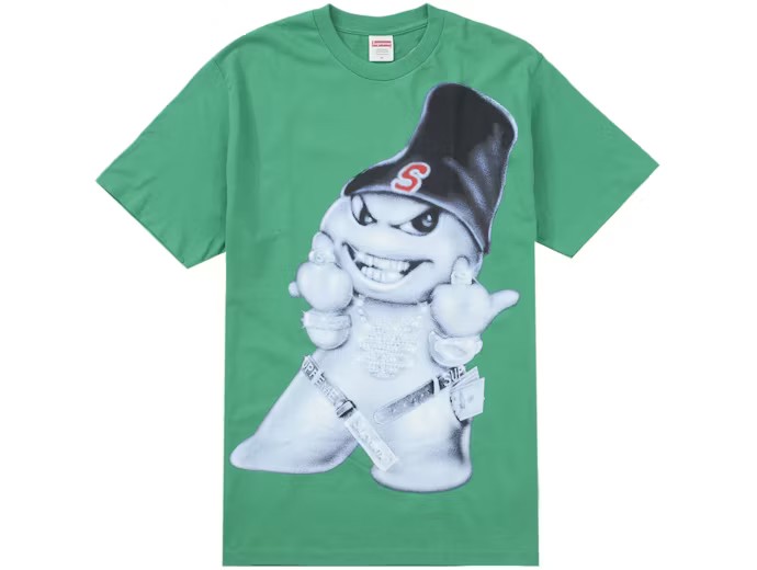 Supreme Snowman Tee Green