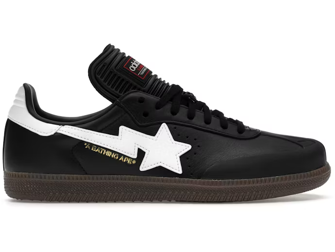 adidas Samba Bape Black White Gum