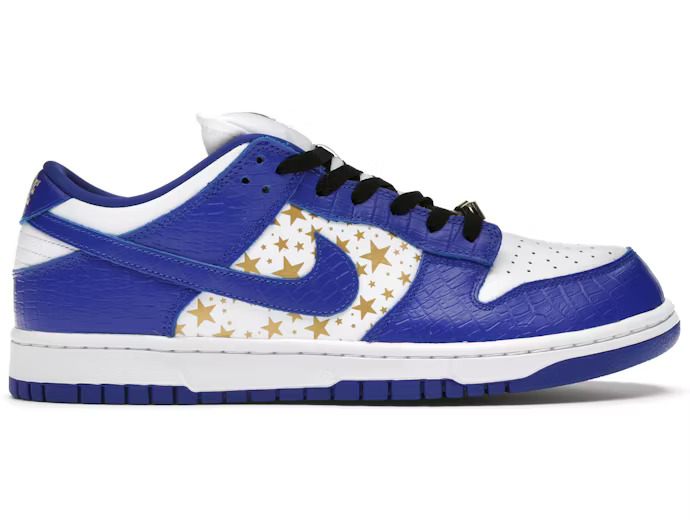 Nike SB Dunk Low Supreme Stars Hyper Royal (2021)