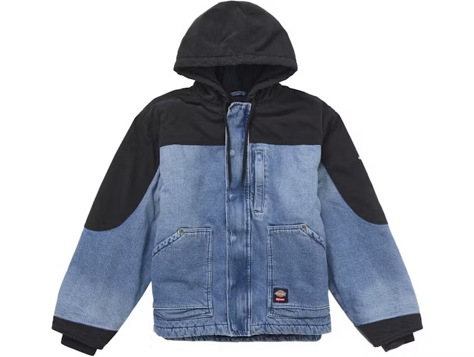 Supreme x Dickies Cordura Hooded Work Jacket Denim
