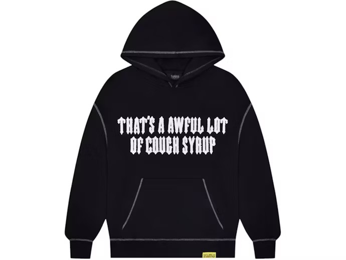 Trapstar x Cough Syrup Hoodie Black