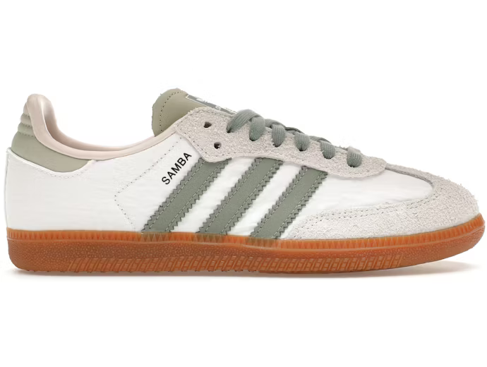 Adidas Samba OG Silver Green Putty Mauve