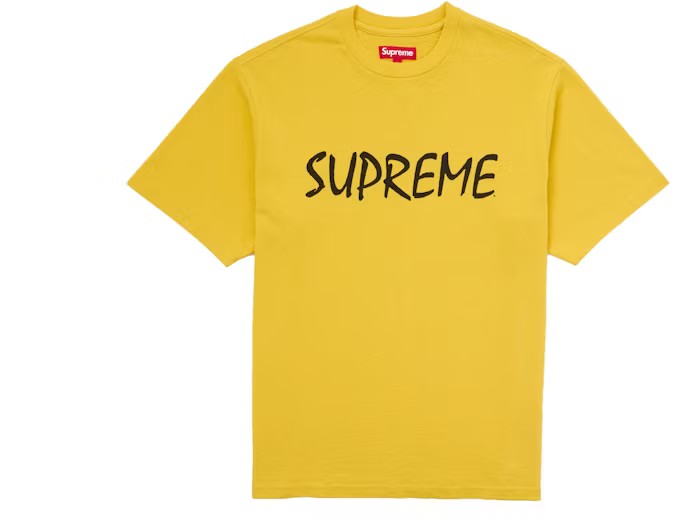 Supreme FTP Slub Top Yellow