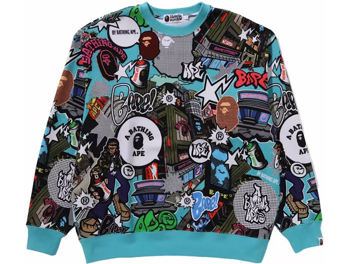 Bape Comic Art Crewneck