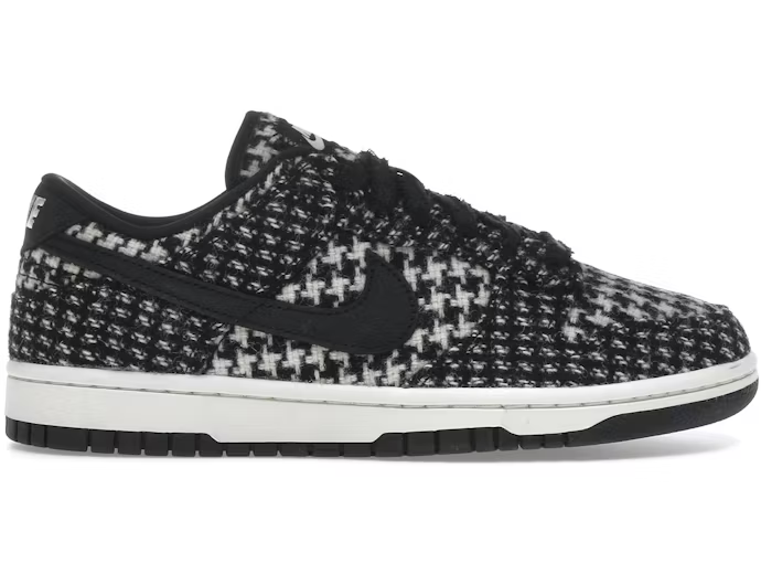 Nike Dunk Low Harris Tweed White Black Multi (Women’s)