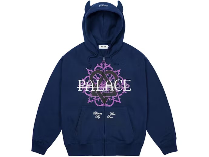 Palace Tri-Gram Hoodie Navy