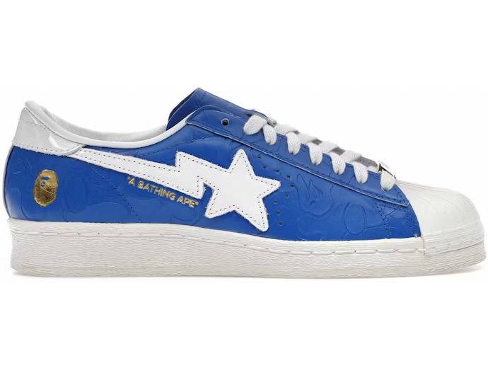 Adidas Superstar Vintage BAPE Blue White