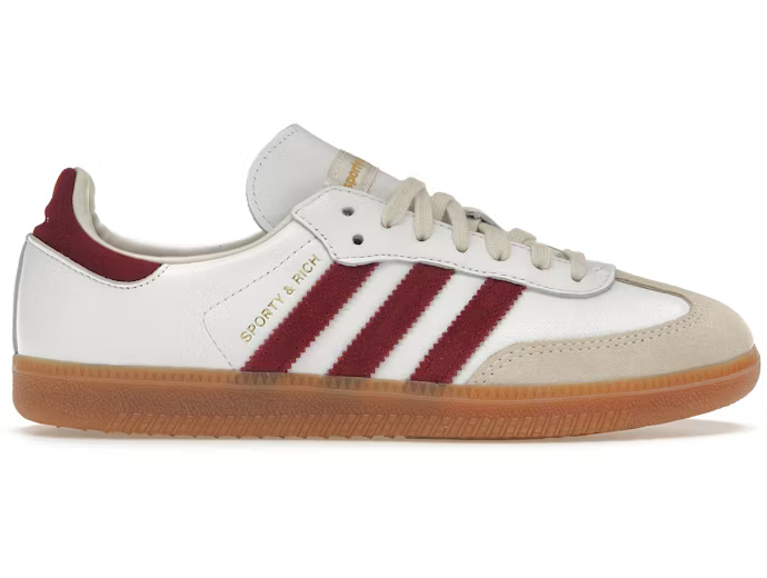 Adidas Samba Sporty & Rich White Burgund