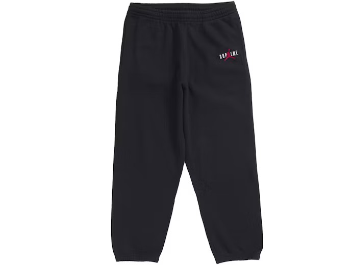 Supreme Jordan Sweatpant (FW24) Black