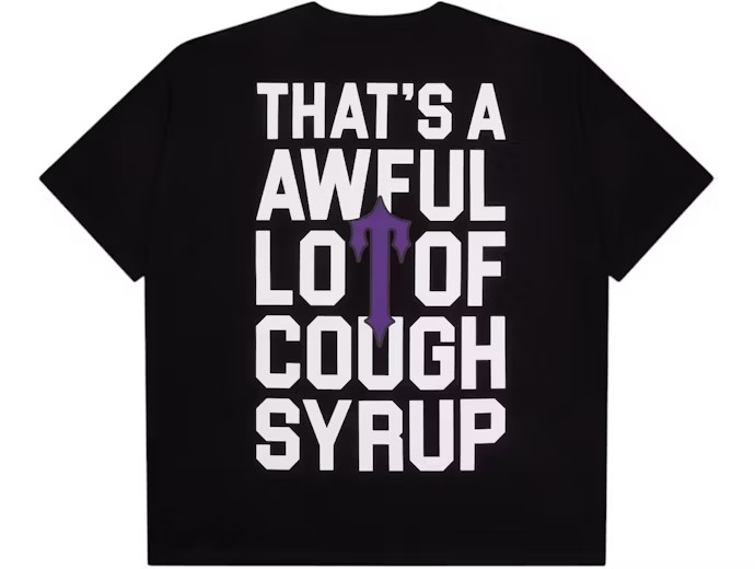 Trapstar x Cough Syrup Irongate Tee Black