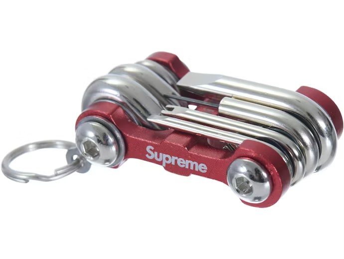 Supreme Chibi Rib Screwdriver Keychain Red