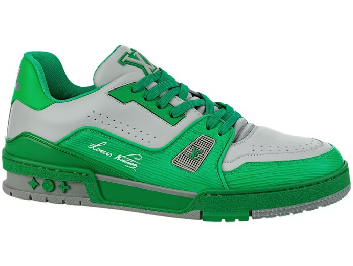 Louis Vuitton Trainer Green-Grey