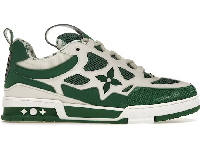 Louis Vuitton Skate Green White