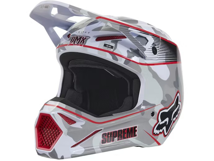 Supreme Fox Racing DMX V1 Helmet White Camo