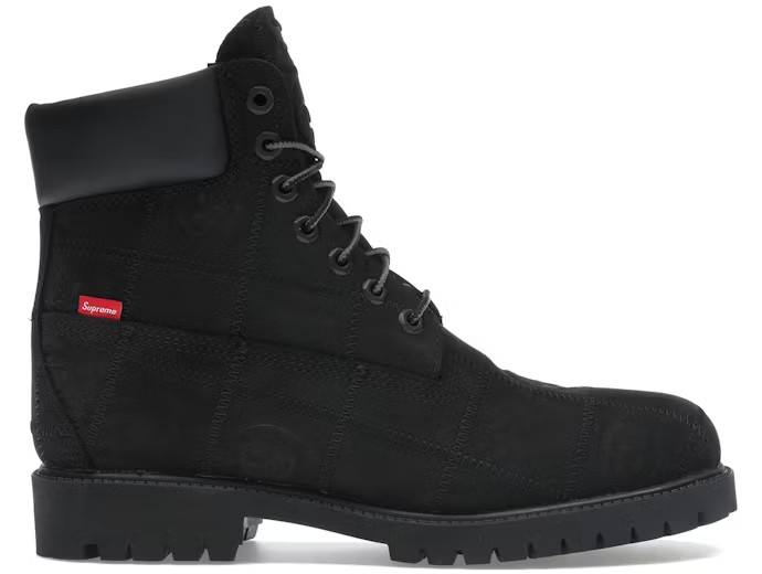 Timberland Premium Mid Lace Waterproof Black Nubuck