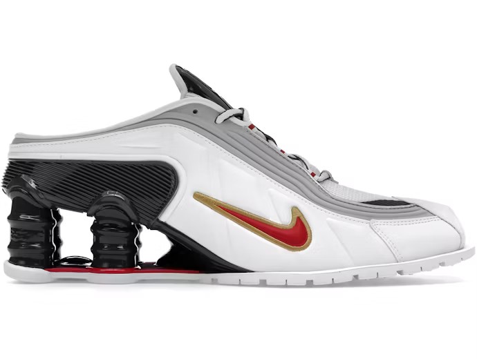 Nike Shox MR4 Mule Martine Rose Metallic Platinum Varsity Red (Women’s)