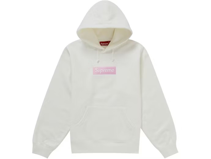 Supreme Box Logo Hooded Sweatshirt (FW25) White